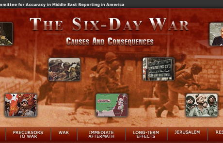 CAMERA: The Six Day War Website