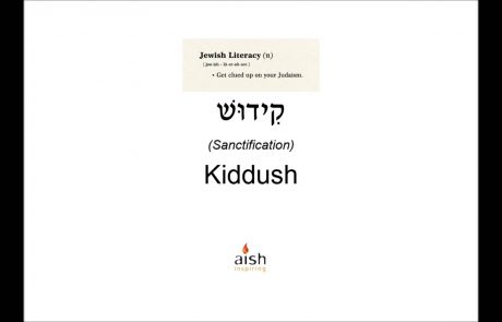 Orthodox Ashkenazi Daytime Kiddush (Text & Audio)