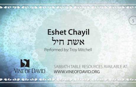 Introduction to Eishet Chayil: Video & Text (Hebrew, English, Transliteration)