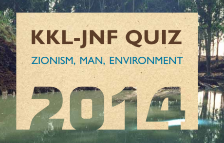 KKL-JNF Quiz: Zionism, Man & the Environment